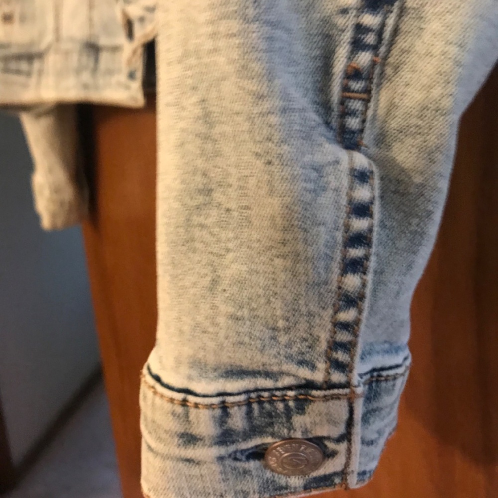 Seven Jean jacket woman’s coat ladies jacket Xl nwt biker wash - Picture 9 of 9